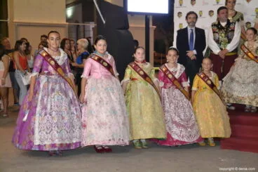 Invitados a la presentación de la fallera mayor de Dénia 2019 – Corte de honor infantil