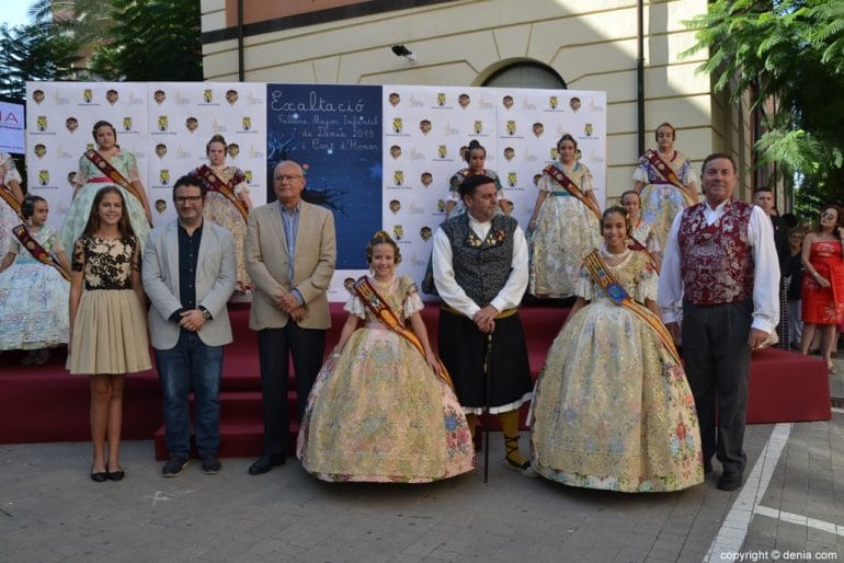 Recepción de la presentación de Neus Suárez - Fallera mayor infantil de Gandía