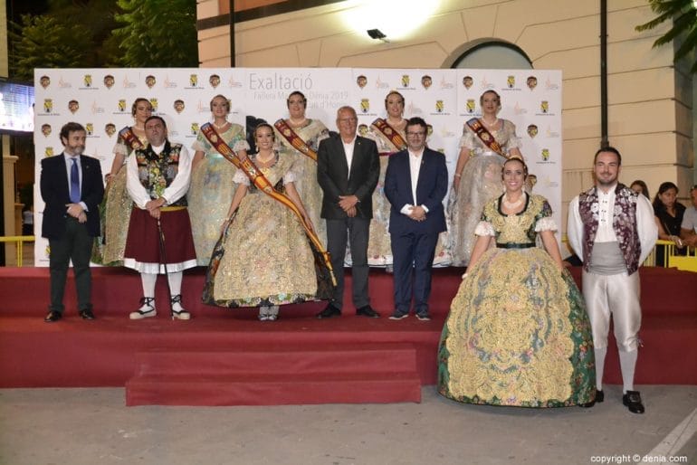 Invitados a la presentación de la fallera mayor de Dénia 2019 - Gandía