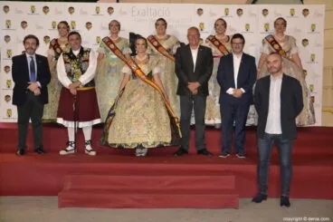 Invitados a la presentación de la fallera mayor de Dénia 2019