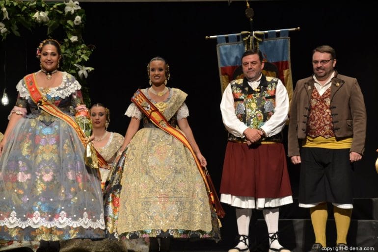 Presentación de la fallera mayor de Dénia 2019 - Federació de Fogueres i Barraques de San Vicent