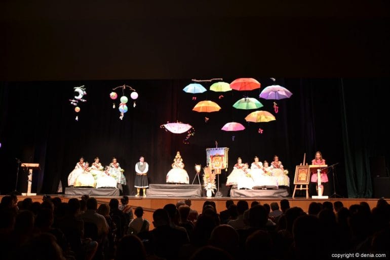 Presentación fallera mayor infantil Dénia 2019 - Escenario