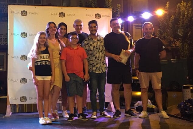 agradecimiento a los cocineros de la fiesta de fin de verano de la falla diana