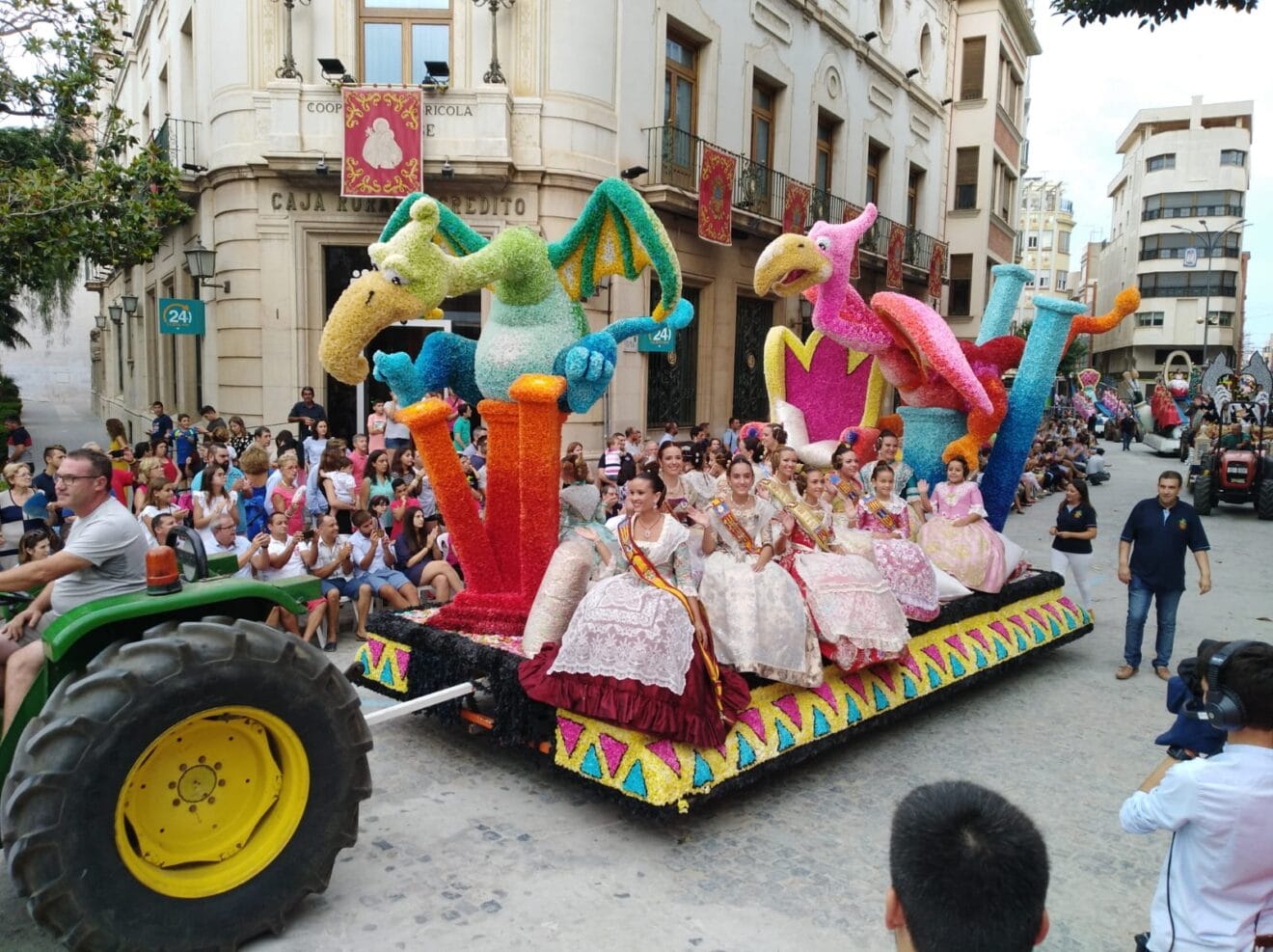 Amparo Petrie en la Batalla de Flors de Borriana