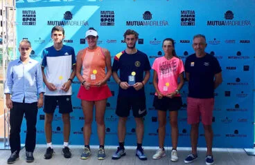 andrea redondo tras la entrega de trofeos en valencia