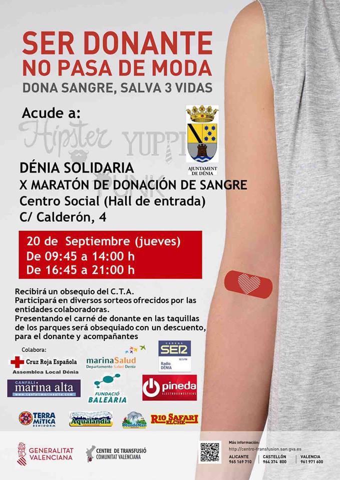cartel del x maraton de sangre de denia