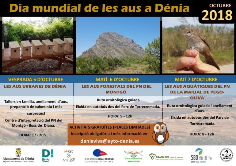 Celebration of the World Bird Day in Dénia