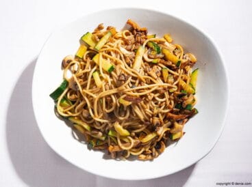 Delicioso Tagliatelle con verduras Sandunga 52