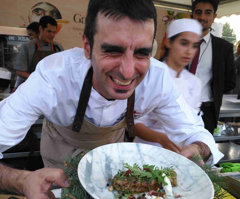 Evarist Miralles at the Turkish food fair