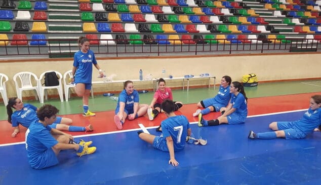 las chicas de jose luis mengual calentando