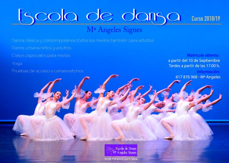 Nouveau cours Escola de dansa Mª Ángeles Signes