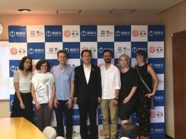 Participantes en el programa de formación culinaria de Japón