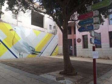 plaza del archivo sin el parque