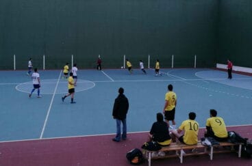 uno de los partidos de liga acydma de la pasada campana