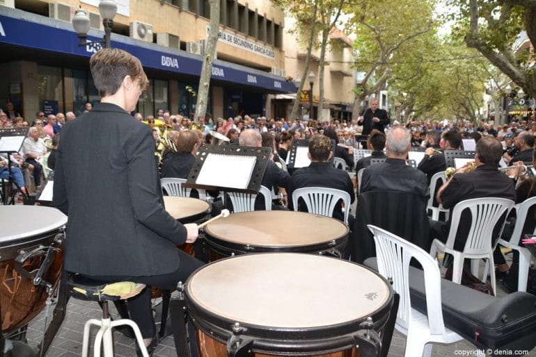 Concierto de la Banda de Dénia 9 d'Octubre - Percusión