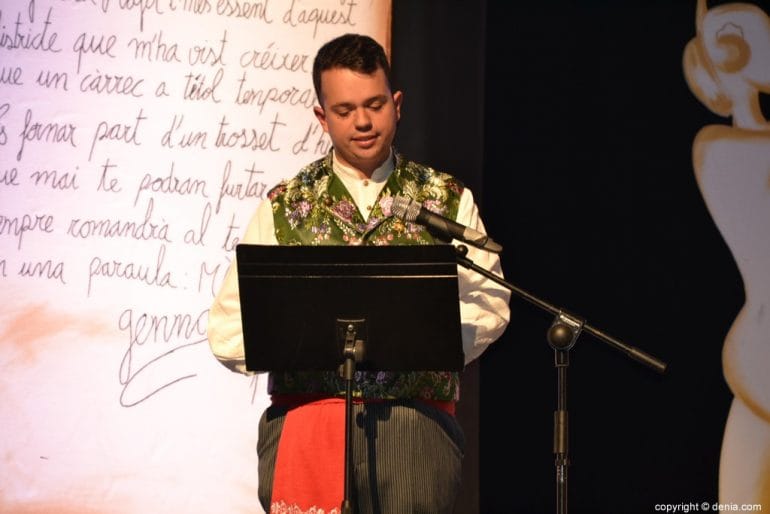Presentación falla Les Roques 2019 - Palabras de Alex