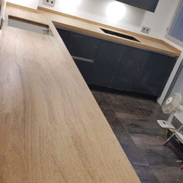 Acabado madera encimera de Marbrestone