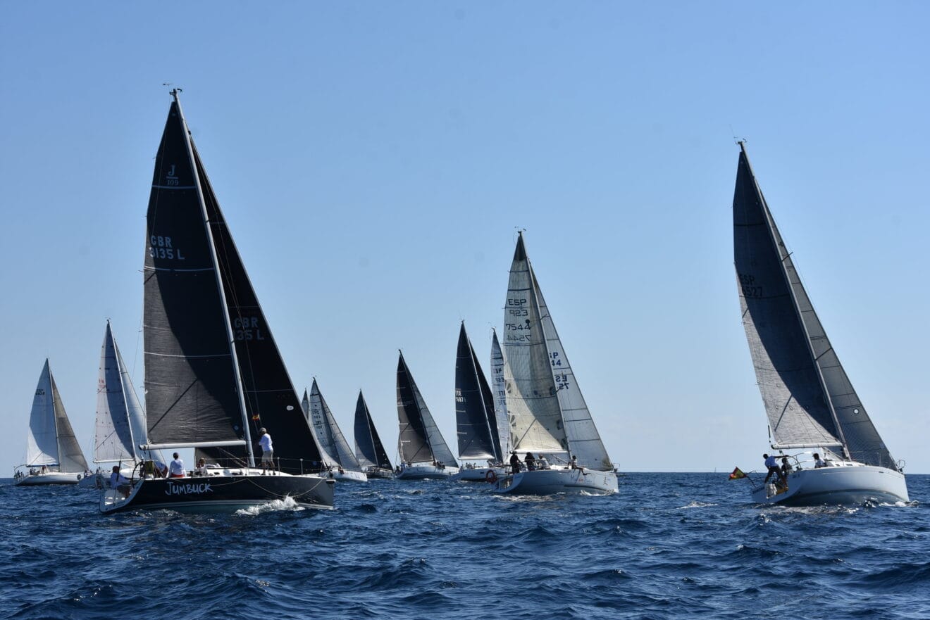 Barcos en la regata Copa del Canal