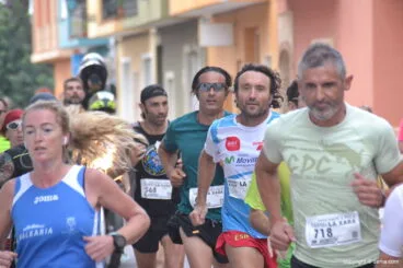 Beneyto durante la carrera