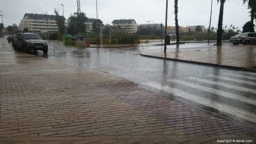 cerrado el cami del llavador por las lluvias