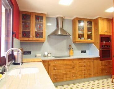 Cocina de la casa Vacation Villas