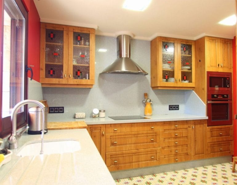 Cocina de la casa Vacation Villas