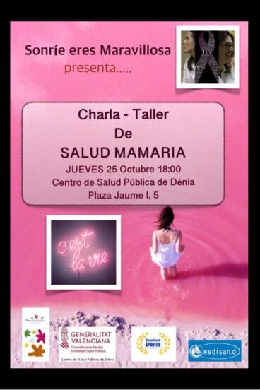 Conferencia sobre salud mamaria en Dénia