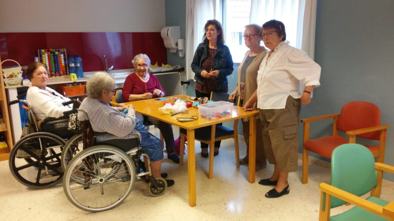 Curso Patchwork en la residencia Santa Llúcia