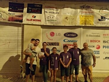 Ganadores del Campeonato de Futbolín de Campaments