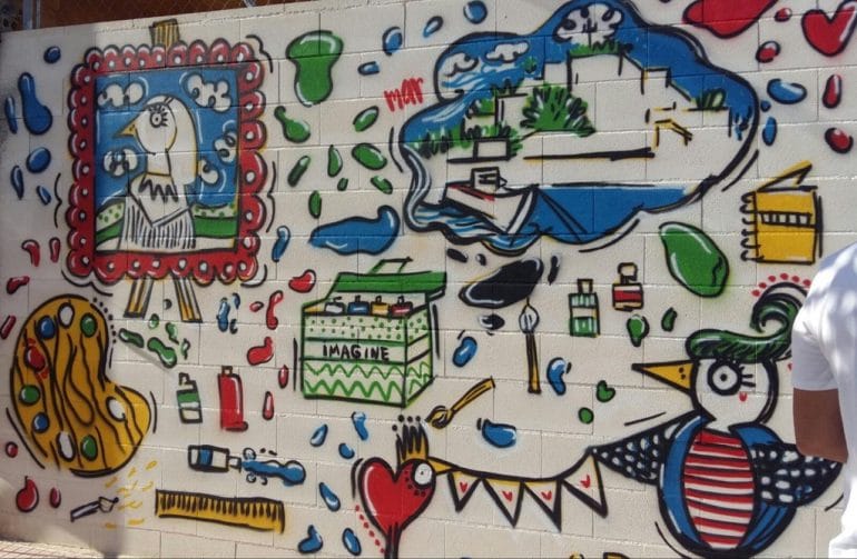 Grafiti de Mar Puigcerver