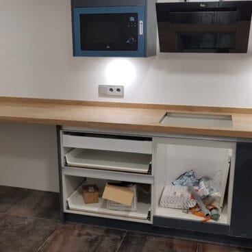 Imitación madera encimera Marbrestone