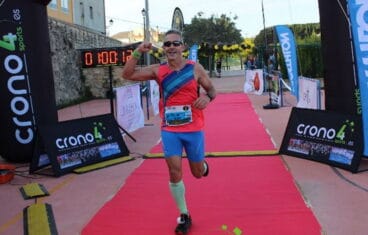 José Francisco García entrando en meta