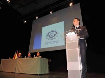 José Martínez Espasa durante el Día de la Policía