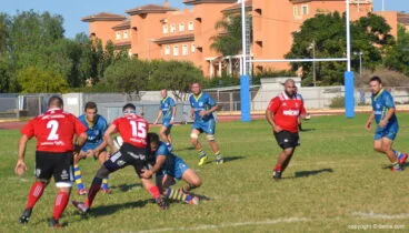 los dianenses defendiendo ante el cau valencia