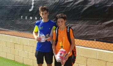 los dos finalistas cadetes