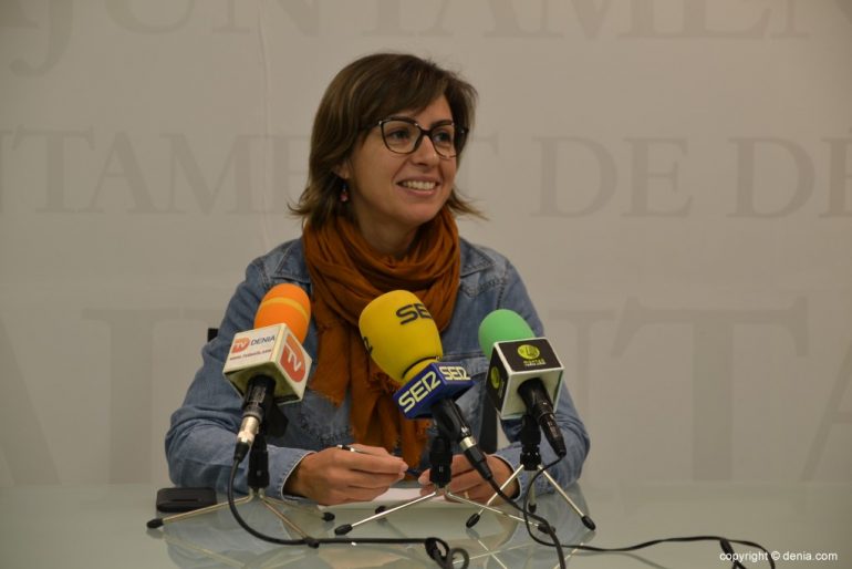 Maria Josep Ripoll durante una rueda de prensa