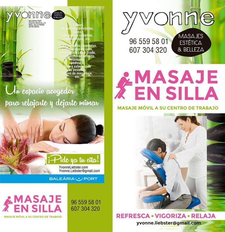 Masaje en silla Yvonne masajes, estética & belleza