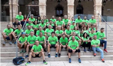 Participantes del reto en el ayuntamiento de Dénia