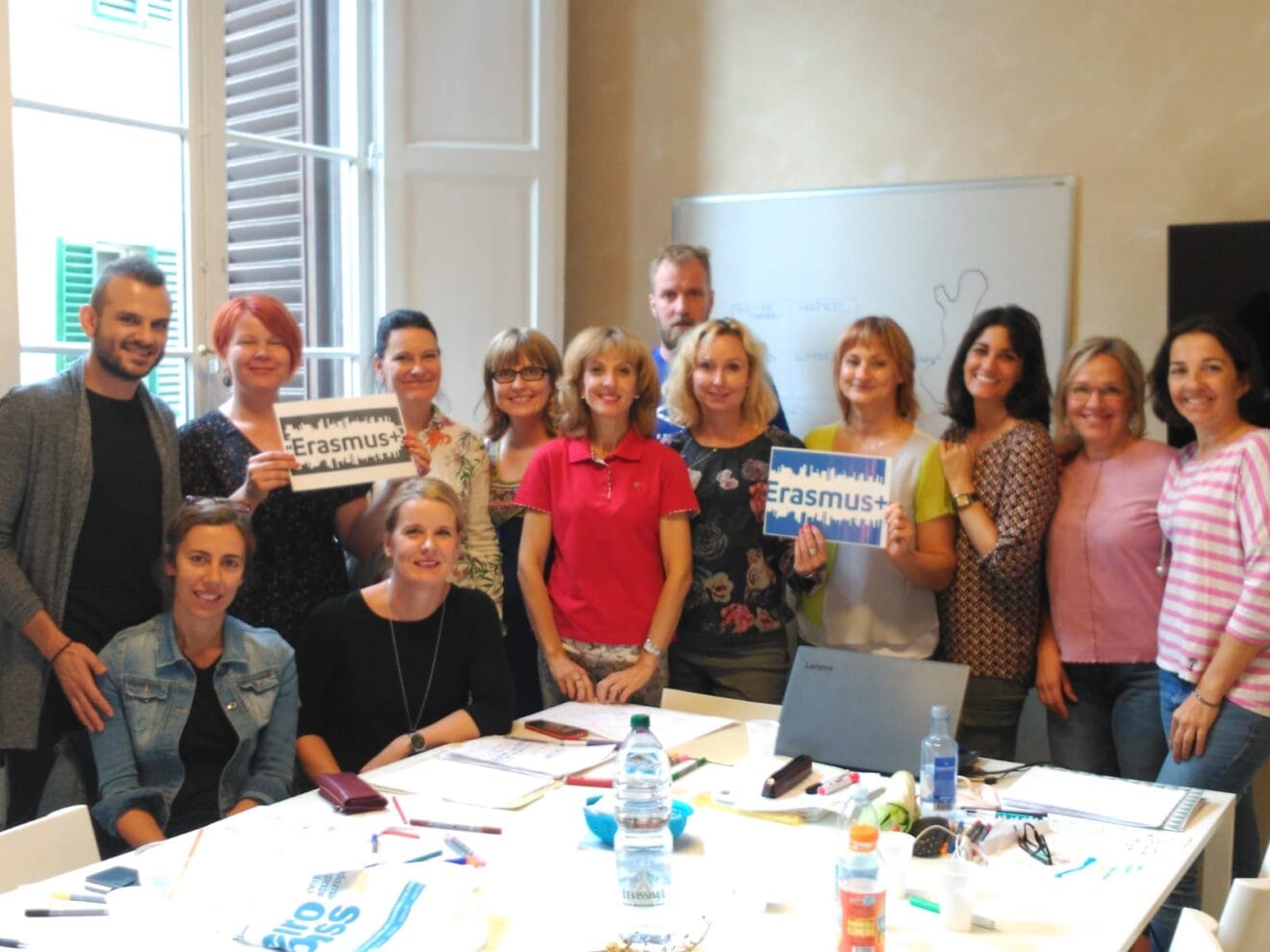 Profesoras del IES Nº3 de Dénia en el curso de Erasmus+ (2)