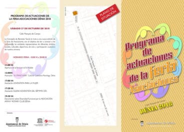 Programación Feria de Asociaciones Dénia
