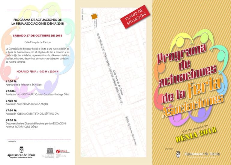 Programación Feria de Asociaciones Dénia
