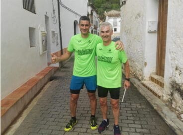 Rodri Camino en uno de los relevos