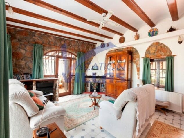 sala de estar estilo rustico vacation villas