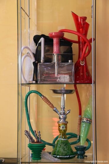 Variedad de shishas en Estanco el Molí