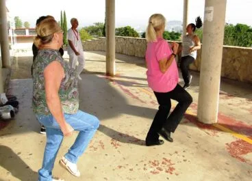 Taller de gimnasia en La Pedrera