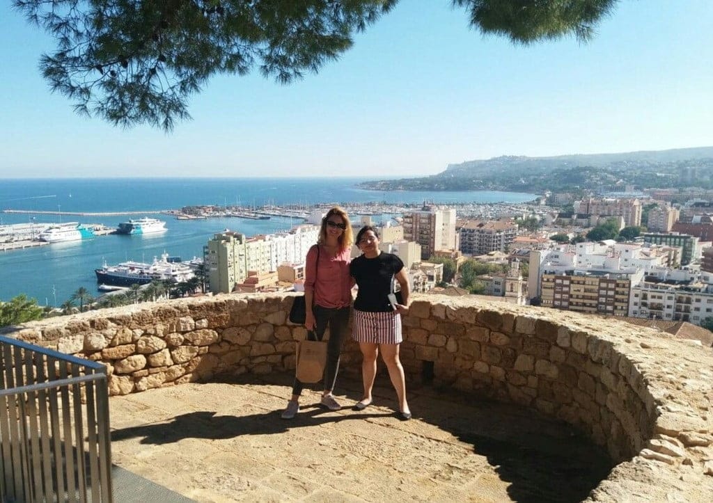 visita de una periodista mexicana a denia