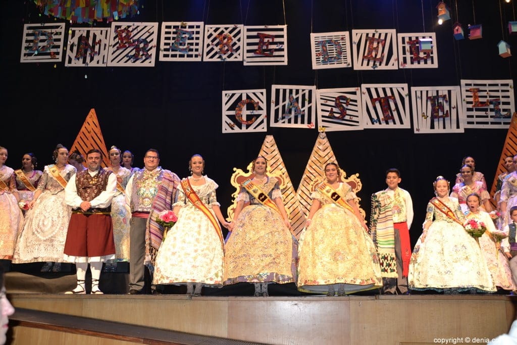 29 presentacion falla darrere del castell 2019 falleras mayores de denia