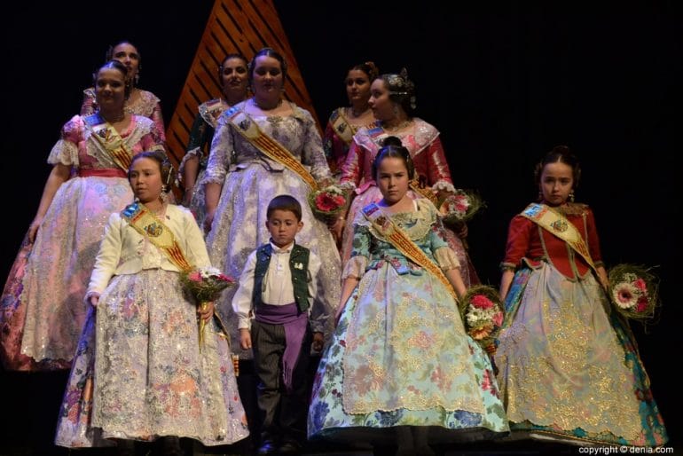 Presentación falla Darrere del Castell 2019 - Corte de honor