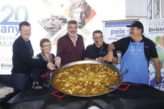 adolfo utor durante la feria de ibiza en denia
