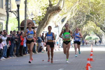 Aina Fornés durante la carrera